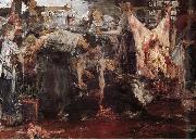 Nikolay Fechin Slaughterhouse oil